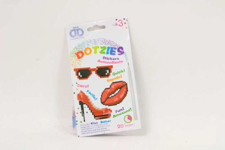 Diamond Dotz Kiss öntapadós készlet gyémántfestéshez (3 db)