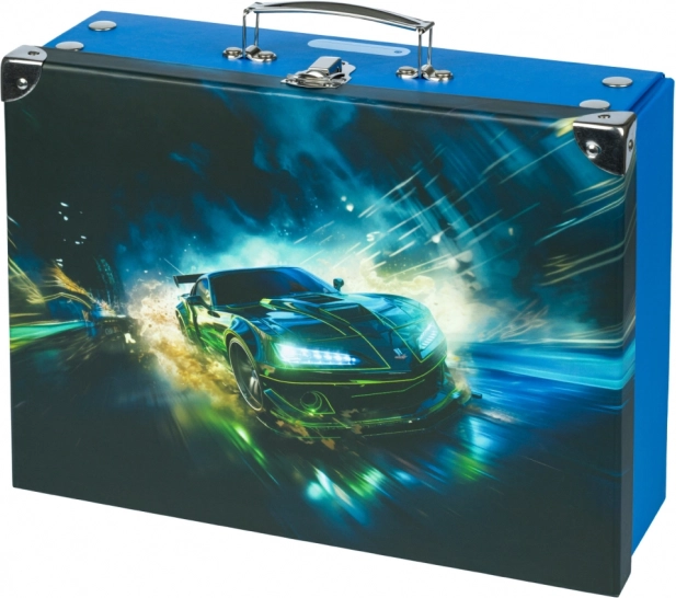 Összecsukható iskolai táska Versenyautó kovácsolással