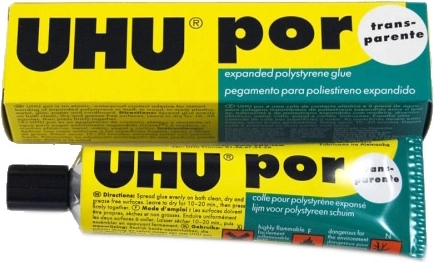 UHU Por ragasztó habanyagokhoz és polisztirolhoz 50 ml - 1 db