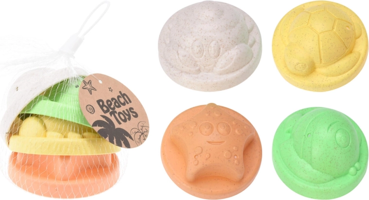 Homokozó formák Tengeri állatok – készlet 4 db