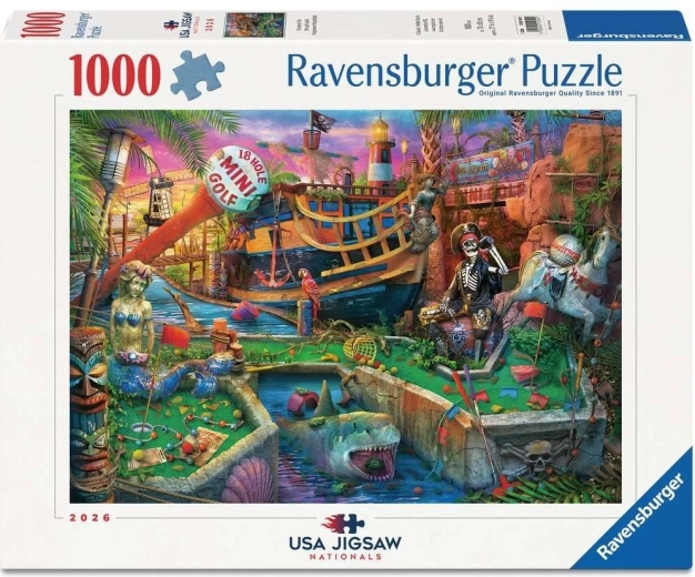 Ravensburger puzzle USA Jigsaw Nationals: Kalóz minigolf 1000 darabos