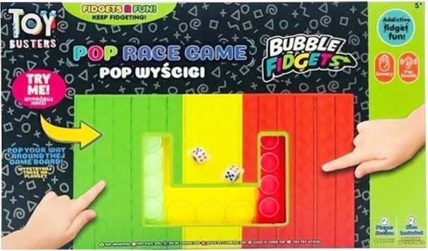 Társasjáték TOY BUSTERS Pop Race – versenyjáték 2 játékosnak