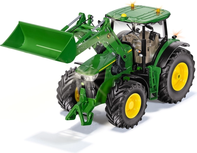 Siku Control Bluetooth traktor John Deere 7310R első homlokrakodóval 1:32
