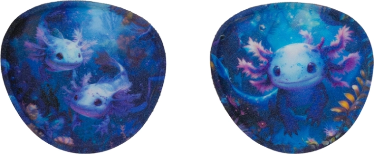 Cserélhető BAAGLIES Axolotl kitűzők – 2 db-os szett