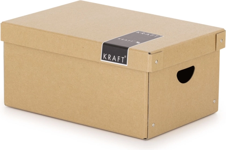 Nagy laminált doboz KRAFT Nature