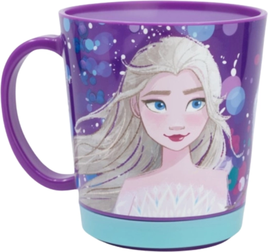 Biztonságos gyermek műanyag bögre Frozen – Jégvarázs Elsa 410 ml