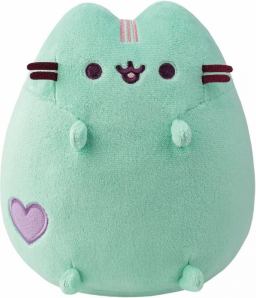 PUSHEEN plüss, menta pasztell, 18 cm