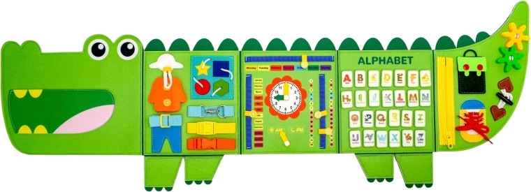2Kids Toys puha aktivitástábla krokodil