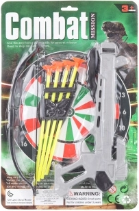 Gyermek számszeríj céltáblával és tapadókorongos nyilakkal