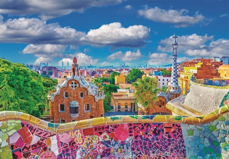 CLEMENTONI Puzzle Park Güell Barcelona 1000 darabos