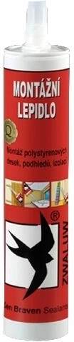 Oldószermentes szerelőragasztó 310 ml DEN BRAVEN