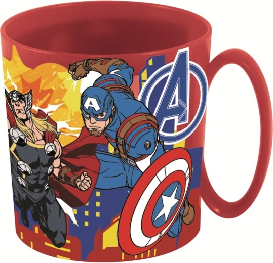 Avengers műanyag bögre 265 ml piros