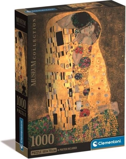 Puzzle 1000 darabos Compact Museum Il Bacio