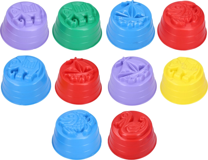 Nagy műanyag homokozó forma 15 × 8 cm