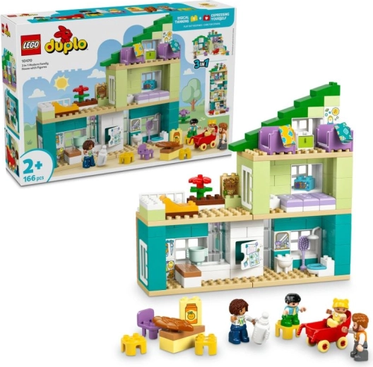 LEGO DUPLO modern családi ház 3 az 1-ben