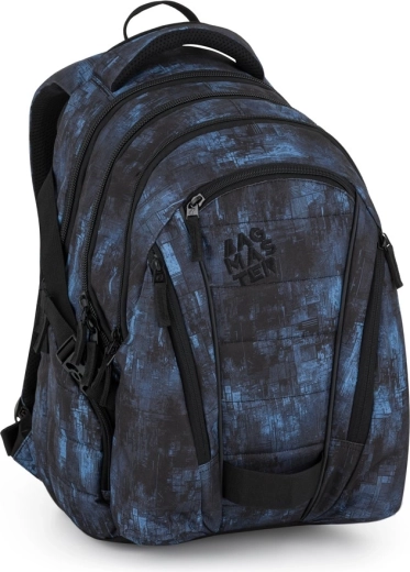 Bagmaster diák hátizsák bag 25 fekete-kék