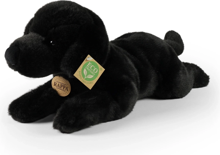 ECO-FRIENDLY fekete labrador plüssfigura, 40 cm