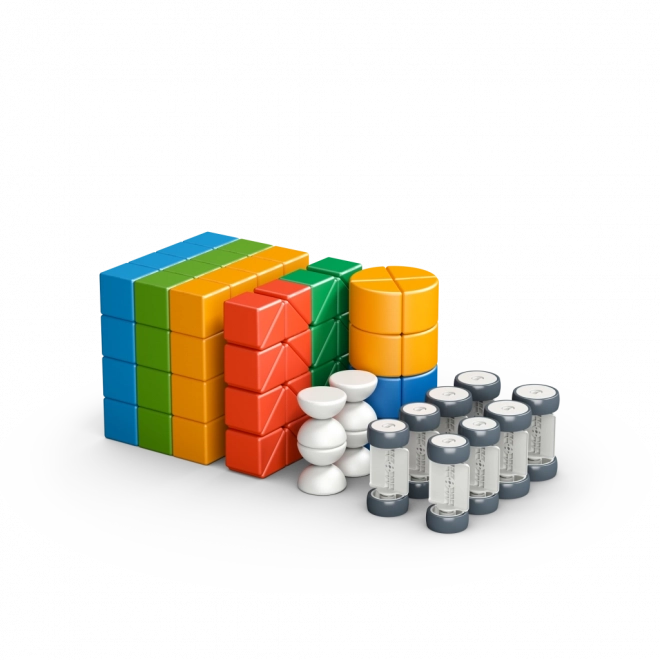 Geomag Magicube Shapes – építőkészlet 128 darab