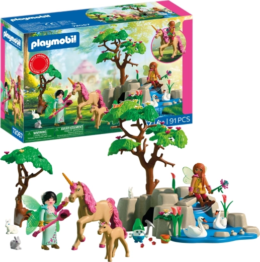 Playmobil tündérkirándulás egyszarvúval és csikóval – 91 darabos játékkészlet