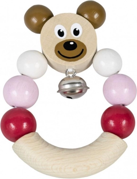 Rózsaszín medve csörgő