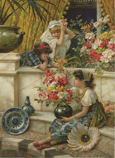 Keleti Virágok Kép 1000 darab