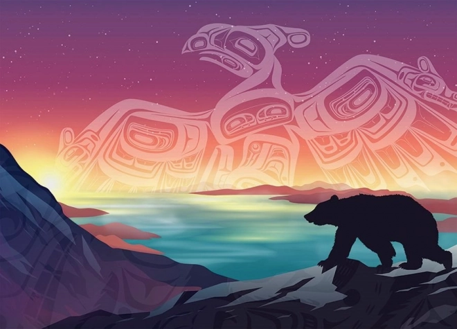 Cobble Hill Puzzle Vihar és Medve 500 darab