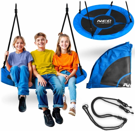 Neo-Sport Swingo kör alakú „gólyafészek” hinta 115 cm