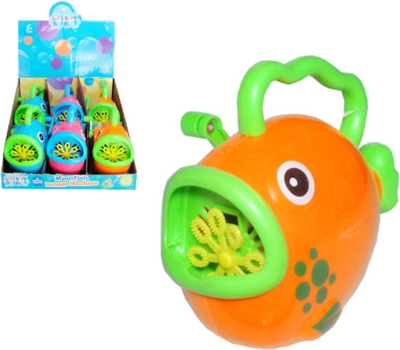 Buborékfújó készlet – műanyag hal tekerővel