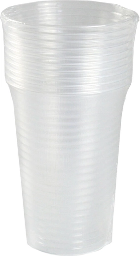 Műanyag átlátszó pohár 300 ml – 10 db-os készlet