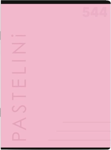Pastelini A5-ös vonalas füzet, pasztell rózsaszín (40 lap)