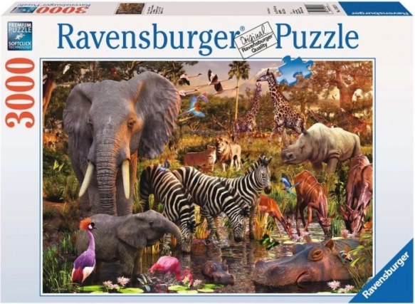 Ravensburger puzzle Afrikai állatok 3000 db