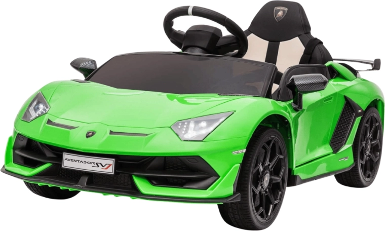 Gyermek elektromos Lamborghini autó, zöld