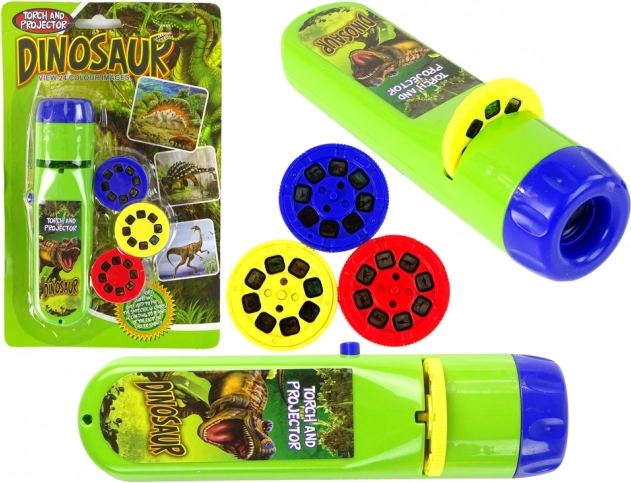 Dinoszauruszos vetítőlámpa 24 képpel