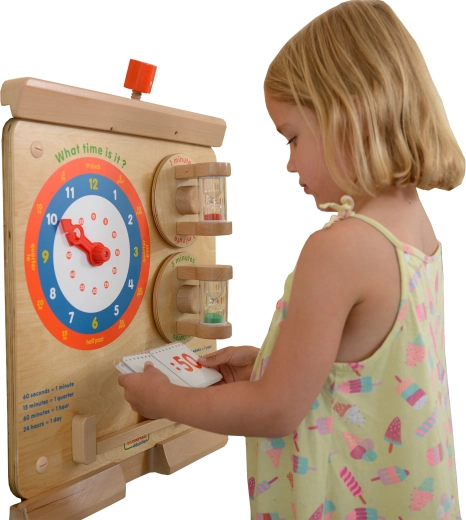 Masterkidz oktatási falitábla az idő tanításához