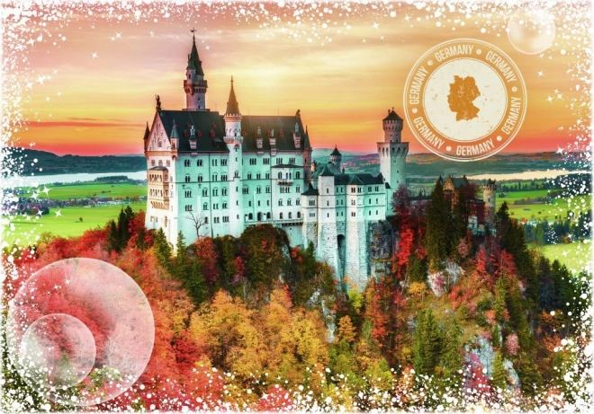 Puzzle Utazás a világ körül: Németország 2000 darab