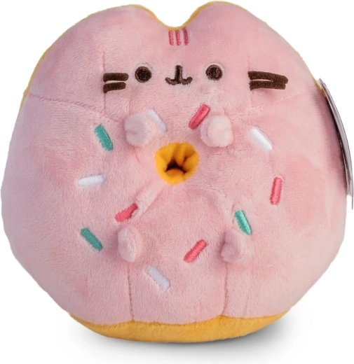 Pusheen rózsaszín fánk – plüss párnácska 14 cm