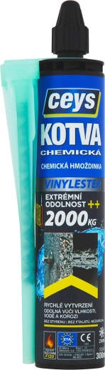 Vinilészter kémiai dübel 300 ml CEYS