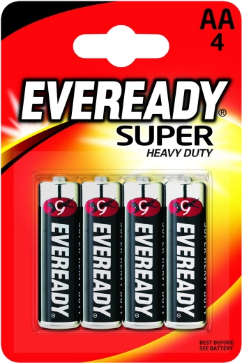 Energizer Eveready Super Heavy Duty AA ceruzaelemek 1,5 V, 4 db
