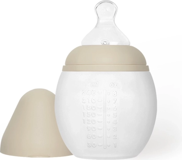 Élhée csecsemő antikólikás cumisüveg 240 ml Sand - 1 db