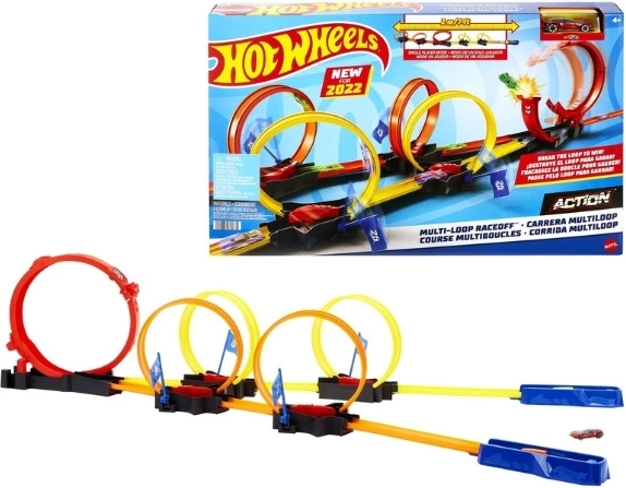 Hot Wheels versenypálya hurokkal