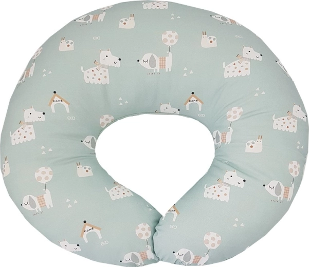 EKO kisméretű szoptatópárna Velvet Dogs Mint 60 × 60 cm