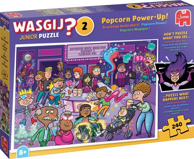 Jumbo Wasgij Junior 2: Popcornbónusz! puzzle 240 darab