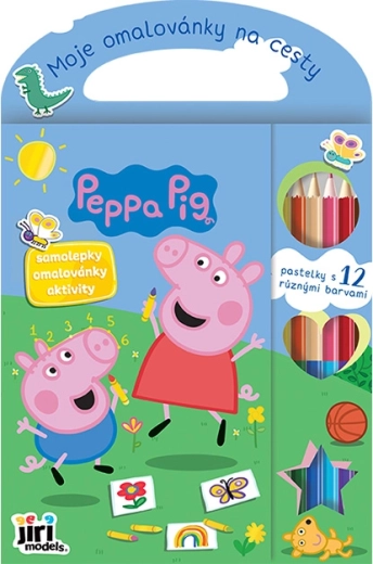 Peppa malacka úti foglalkoztató színezőm