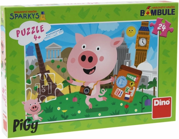 Pigy malacka puzzle 24 darabbal