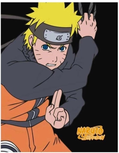 Naruto polár fleece takaró