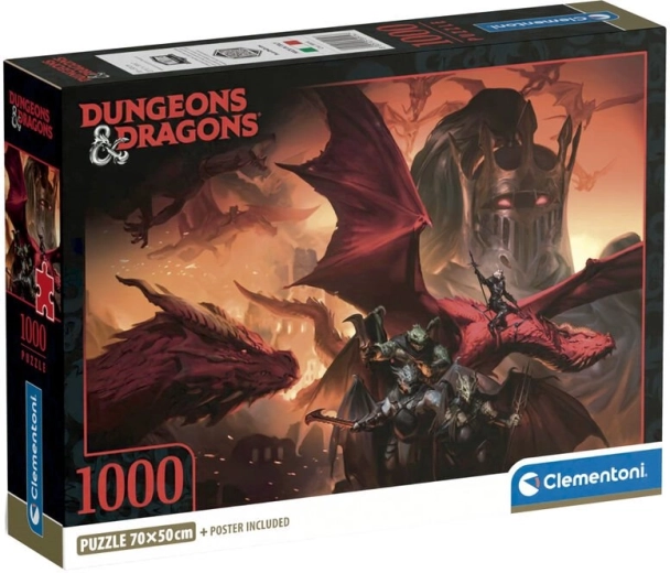CLEMENTONI Dungeons & Dragons kirakó 1000 darabos