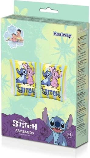 Felfújható úszókarok DISNEY STITCH 23 × 15 cm 3–6 éves gyerekeknek
