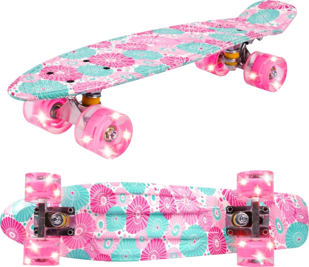 Pennyboard LED kerekekkel – Flowers