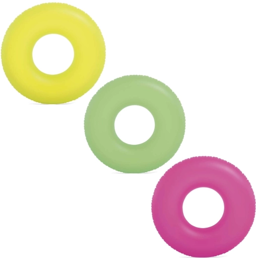 Felfújható úszógumi Neon 91 cm – sárga INTEX