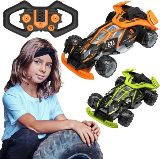 Woopie RC versenyautó gőzeffekttel és LED-világítással